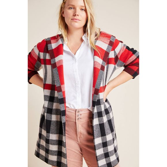 New Anthropologie Cressida Wool Sweater Coat $198 - Picture 6 of 8